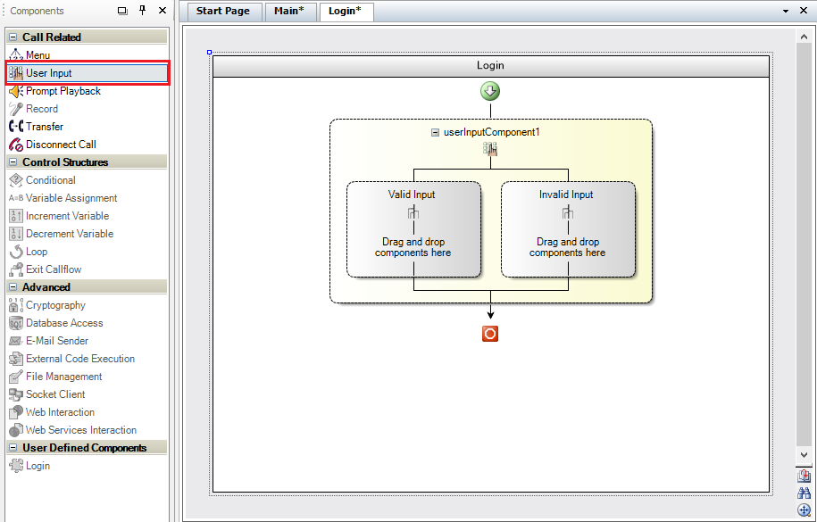 prompts 5 user input component