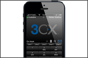 The new 3CXPhone for iPhone app allows you to schedule conference calls really easily!