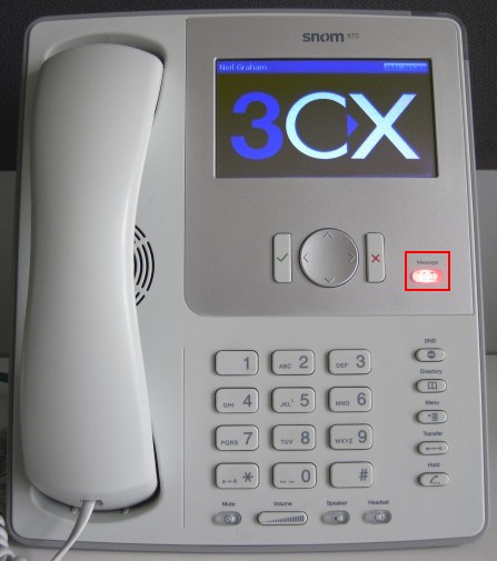 voicemail snom 870