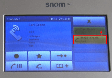 Snom 870 - Transfer Call