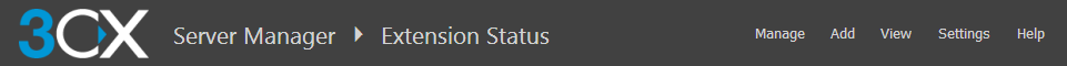 3CX Web Management Console