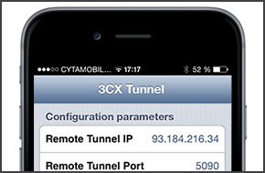 3CX Tunnel on iOS