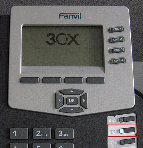 Fanvil c62/c58 - Voicemail