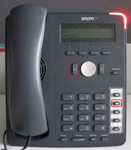 Snom 710 - Conference Call