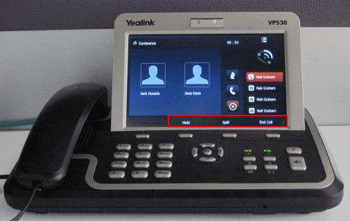 Yealink VP530 - Conference Call Buttons