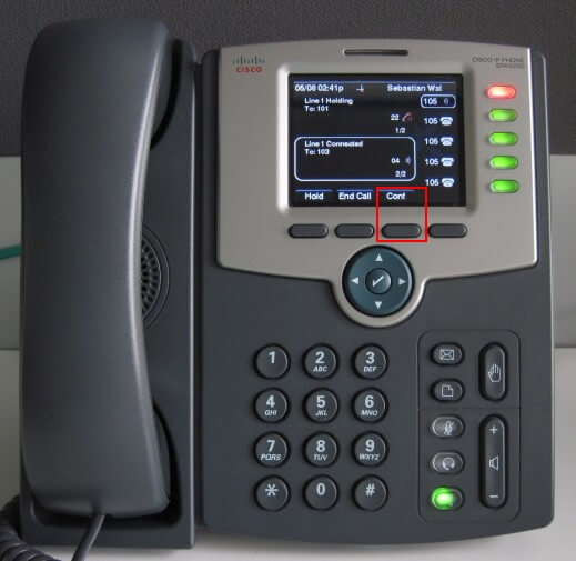 Conference Call - Cisco SPA 525