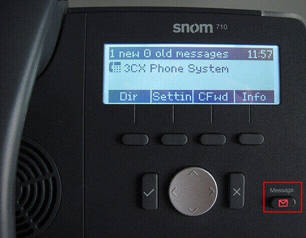 Voicemail - Snom 710