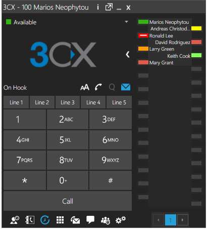 blf expansion module screenshot