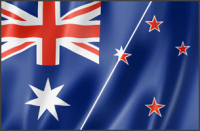 Australia New Zealand Flag Training Graphic