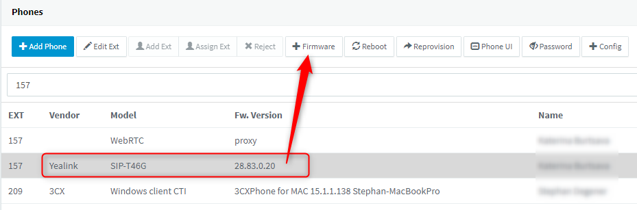 Update your Yealink Firmware from the 3CX Management Console