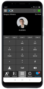 The improved chat feature in the 3CX App for Android