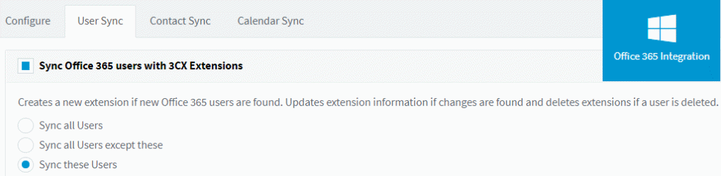 Sync Office 365 Users with your 3CX PBX