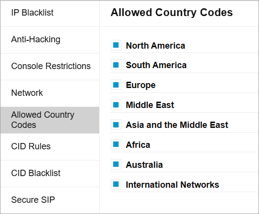 Too Many Countries Allowed