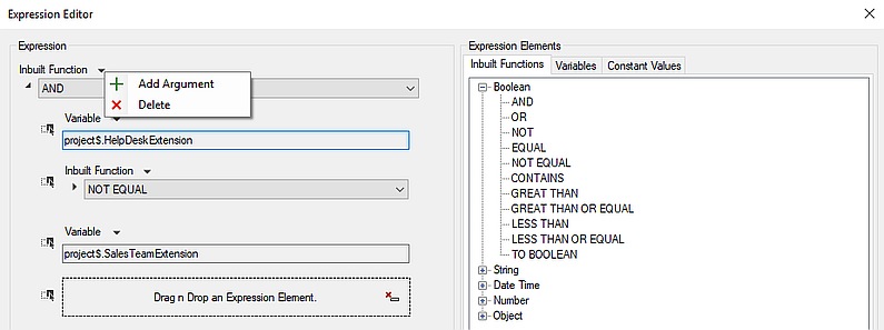 New CFD Expression Editor