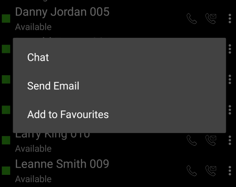 Create a Favorites list in the new 3CX App for Android (BETA)
