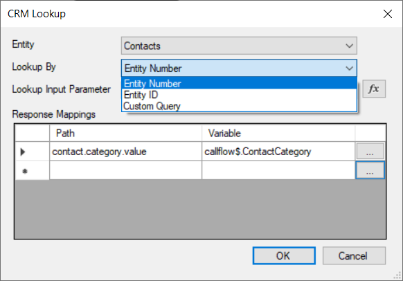 CRM lookup available in CFD Update 3