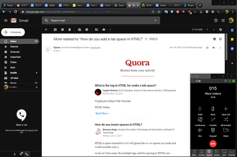 3CX Google Chrome Extension