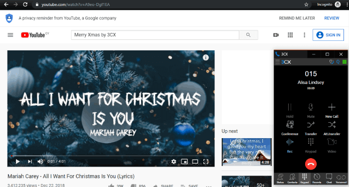 3CX Chrome Extension