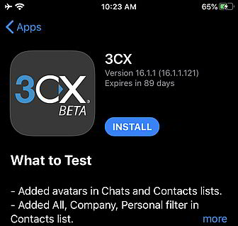 Become an iOS App Beta tester.