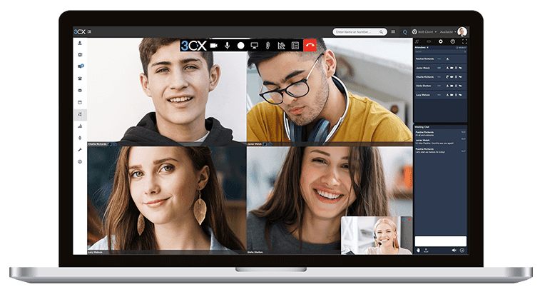 Use 3CX WebMmeeting sessions for e-Learning.