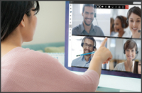 Woman Manages Remote Team