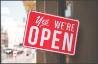 open for business