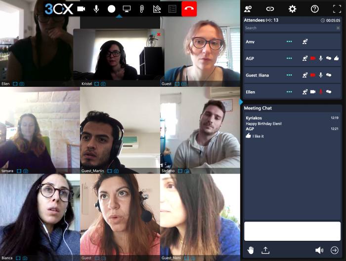 3CX Webmeeting - Remote Working