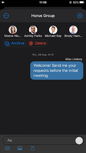 iOS App - Chat