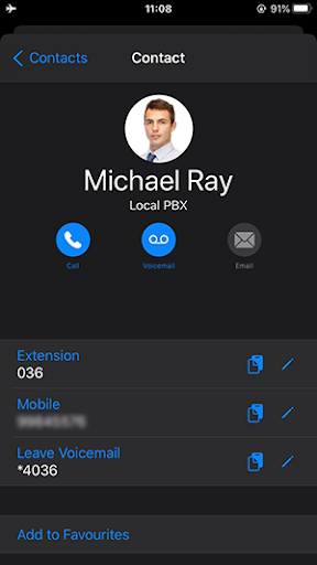 Tap Avatar to Call 