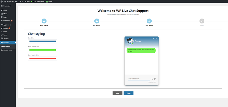 Chat Styling for WP Live Chat - Screenshot