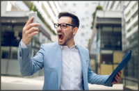 man upset with multiple collaboration apps