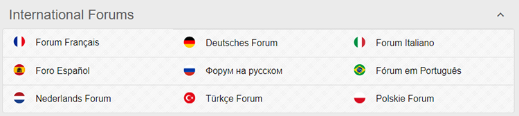 international forums