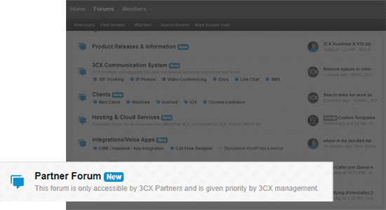 3cx partner forum
