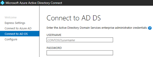 connect ad ds