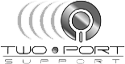 two port support two port support logo