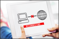 Reconnecting from internet failure