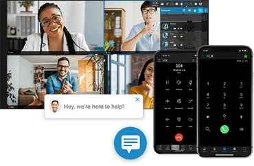 Use one platform for all your communications 3CX video Conference, Apps and Live Chat