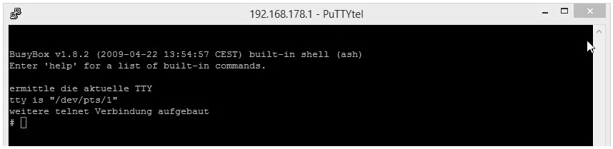 Fritz!Box-putty-Output