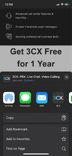 iOS App - "Share to" Menu