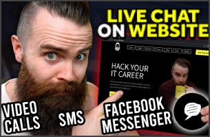 Live Chat on Website - Review by Network Chuck