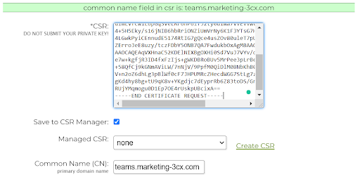 Obtain the Certificate using the SSL.com SSL Certificate
