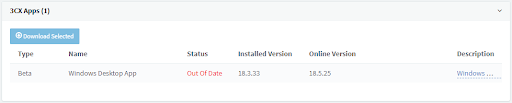 Windows Desktop App - Update