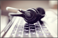 Headset on a keyword