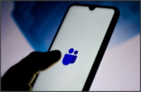 Microsoft Teams logo on Smartphone