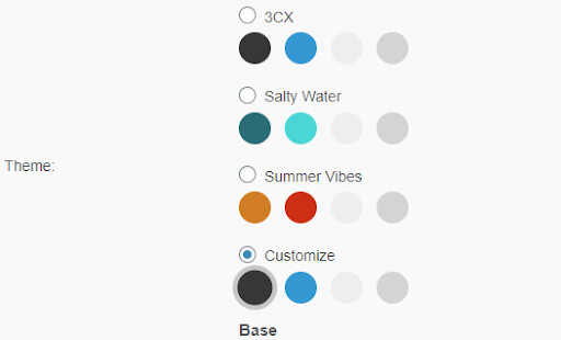 3CX Live Chat Theme Customization