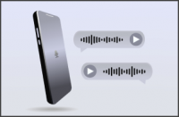 iOS App Voicemail Bubbles