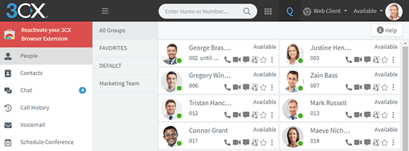 Reactivate your 3CX Browser Extension - 3CX Webclient