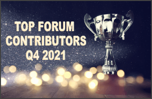 Top Forum Contributors - Q4 2021