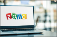 Zoho Logo on Screen