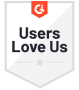 Users Love Us - G2 Crowd Report Users Love Us - G2 Report